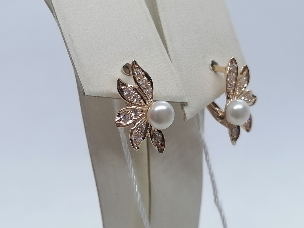 СЕРЬГИ С КАМНЯМИ (Au 585)