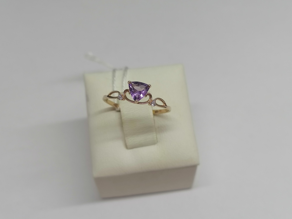 КОЛКМИ585 КОЛЬЦО С КАМНЯМИ (Au 585)