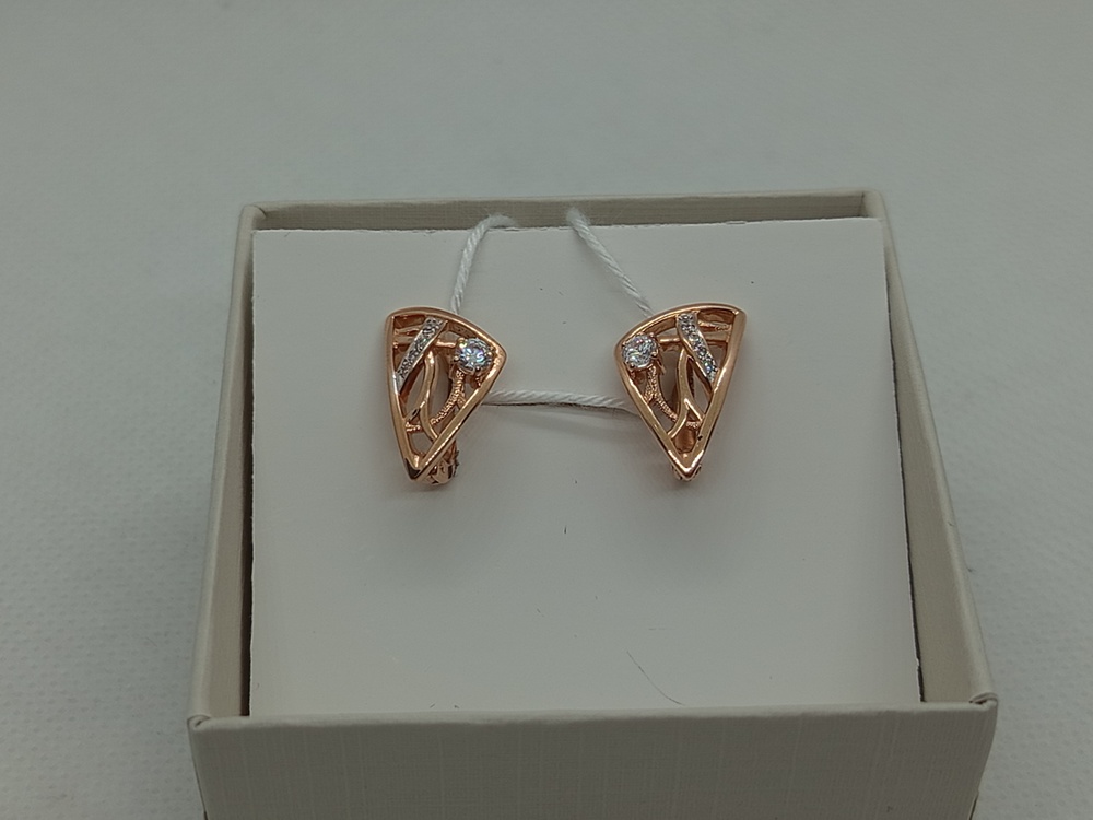 СЕРЬГИ С КАМНЯМИ (Au 585)