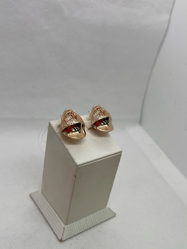 СЕРЬГИ БЕЗ КАМНЯ (Au 585)