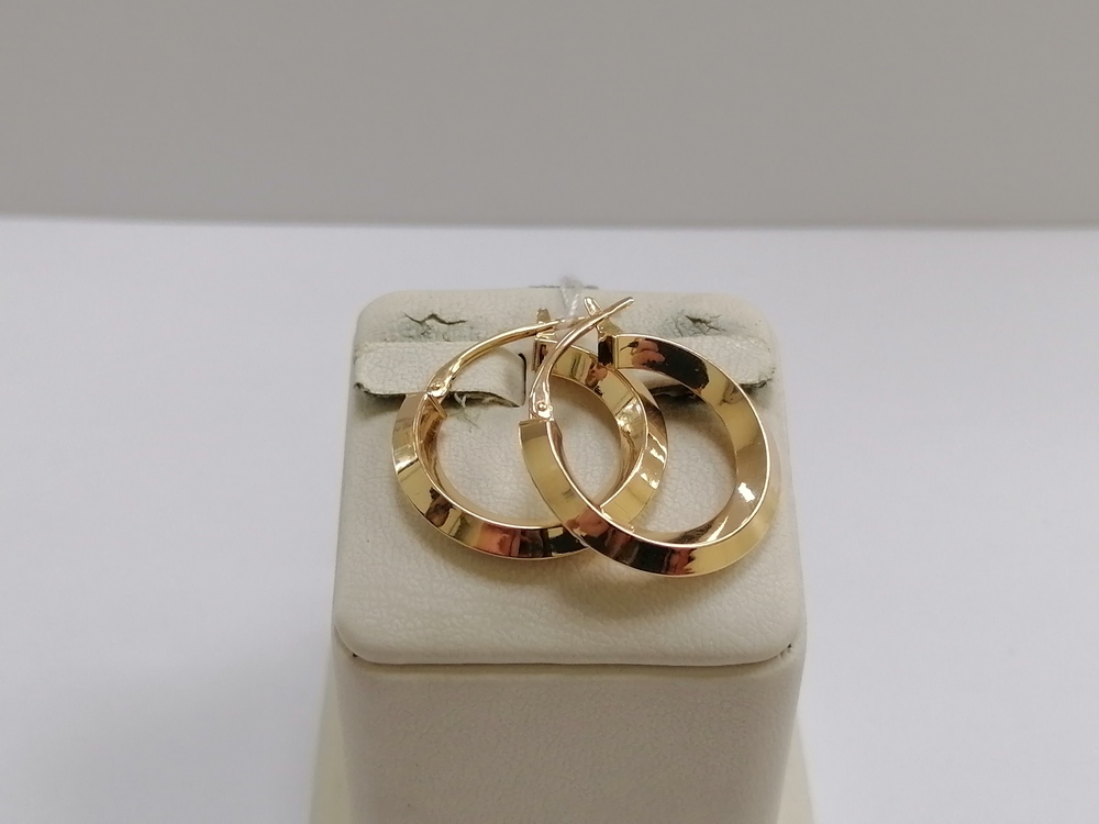 СЕРЬГИ БЕЗ КАМНЯ (Au 585)