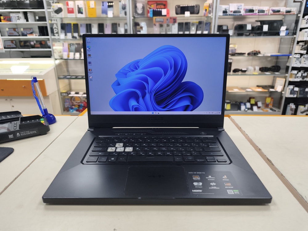 Ноутбук ASUS TUF Dash F15 FX516FX516PC-HN558; I5-11300H, GeForce RTX 3050, 16 Гб, 512 GB, Нет