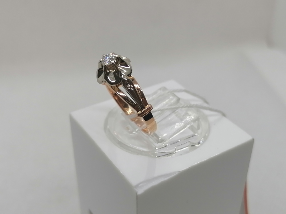 КОЛЬЦО БРИЛЛИАНТ Au 583