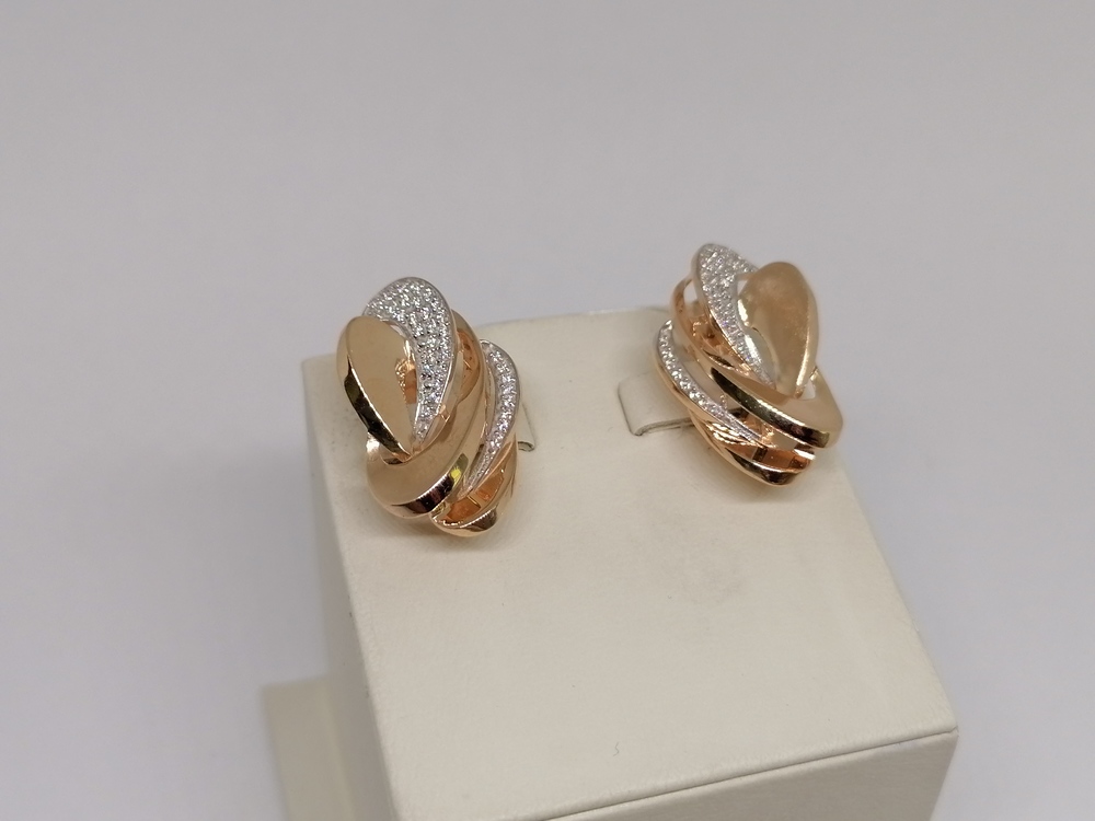 СЕРЬГИ С КАМНЯМИ (Au 585)