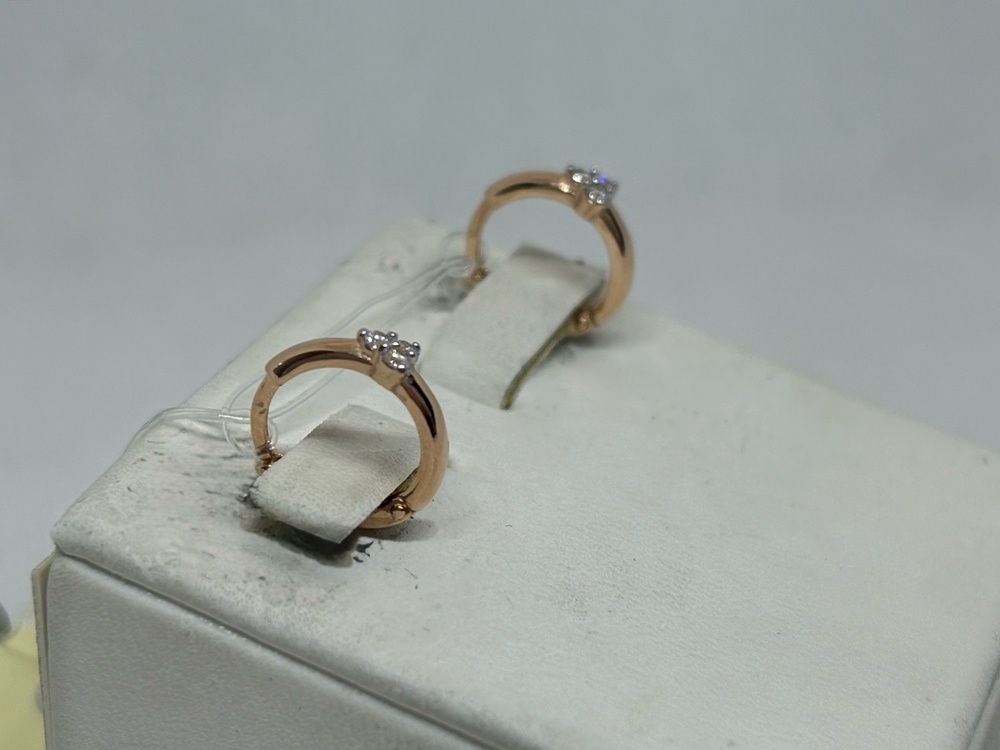 СЕРЬГИ С КАМНЯМИ (Au 585)