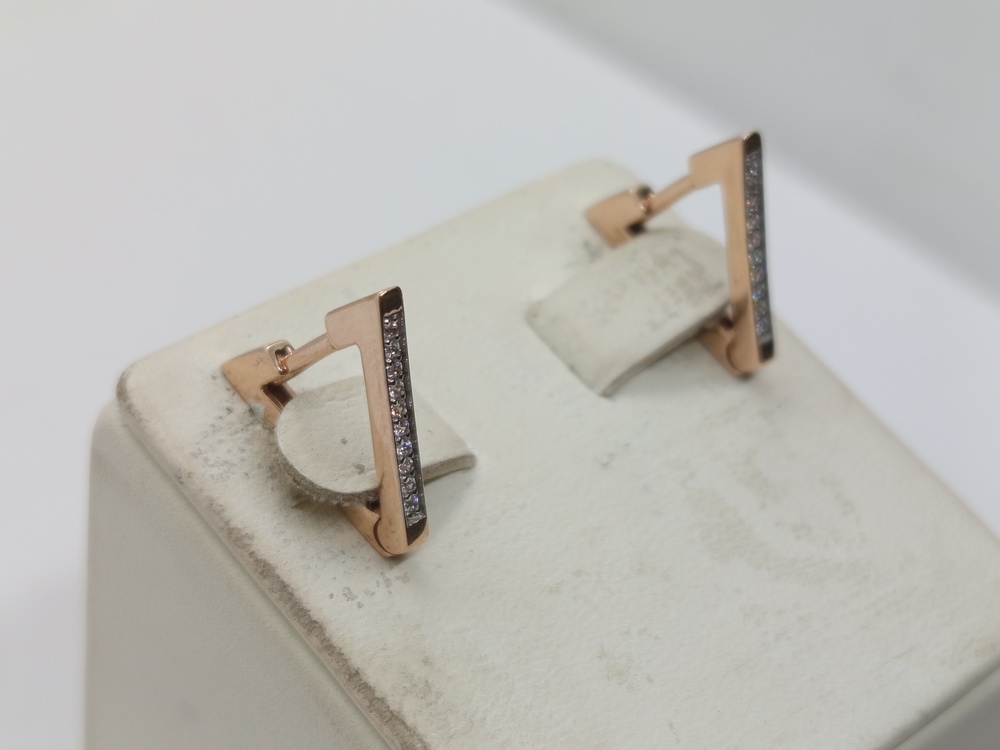 04-62-0380-00 СЕРЬГИ С КАМНЯМИ (Au 585)