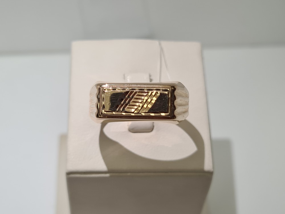 040091 КОЛЬЦО ПЕЧАТКА без камня (Au 585)