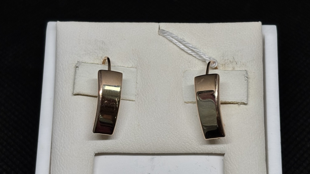 СЕРЬГИ БЕЗ КАМНЯ (Au 585)