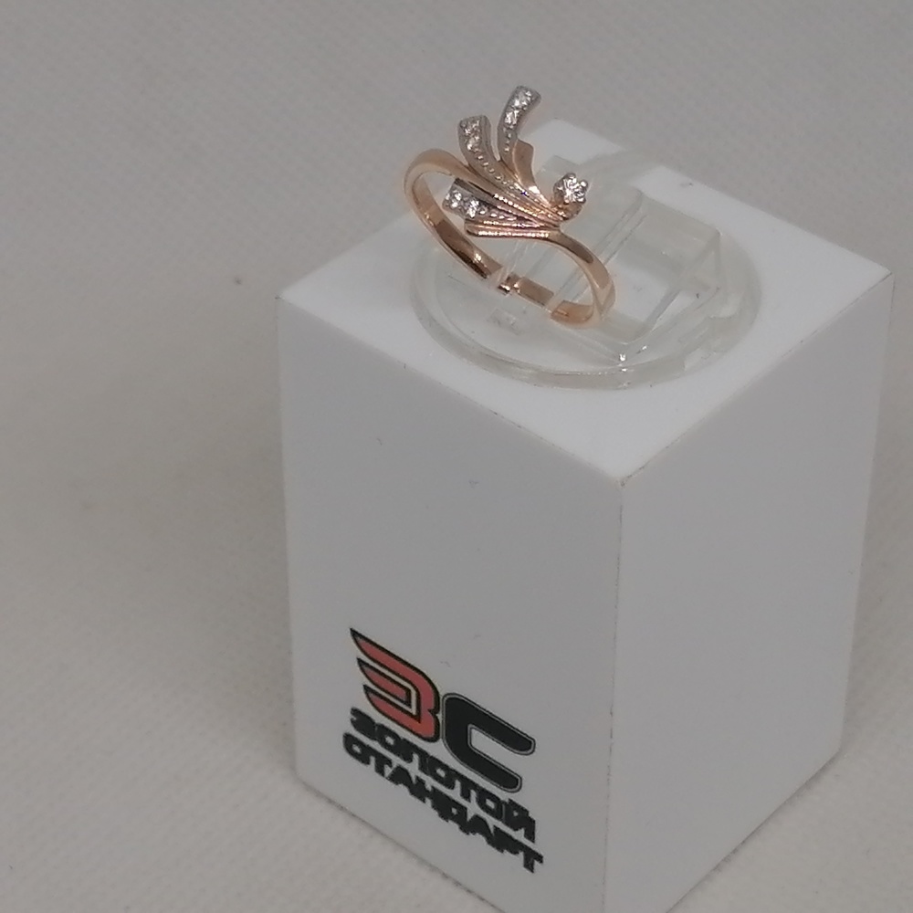 КОЛКМИ585 КОЛЬЦО С КАМНЯМИ (Au 585)