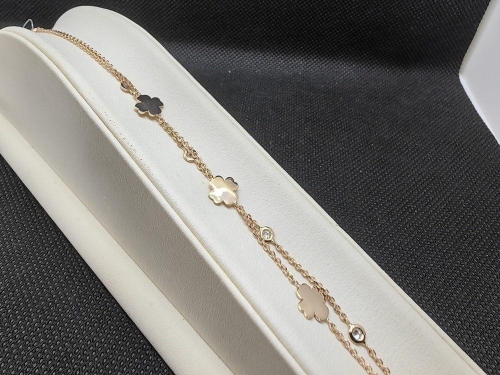 БРАСЛЕТ ФАНТАЗИЯ с камнями (Au 585)