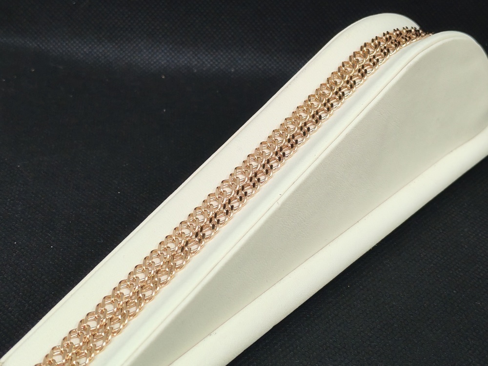 ЦПР2585 ЦЕПЬ ПУСТОТЕЛАЯ Ромб двойной (Au 585)