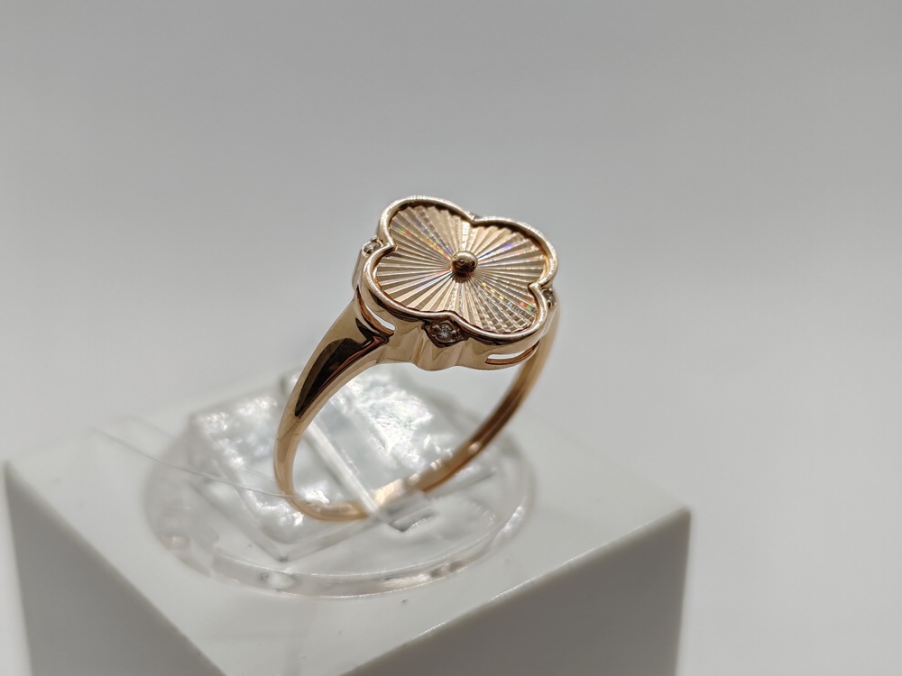 КОЛЬЦО С КАМНЯМИ (Au 585)