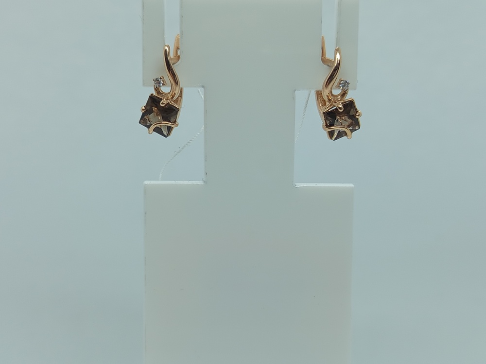 СЕРЬГИ С КАМНЯМИ (Au 585)