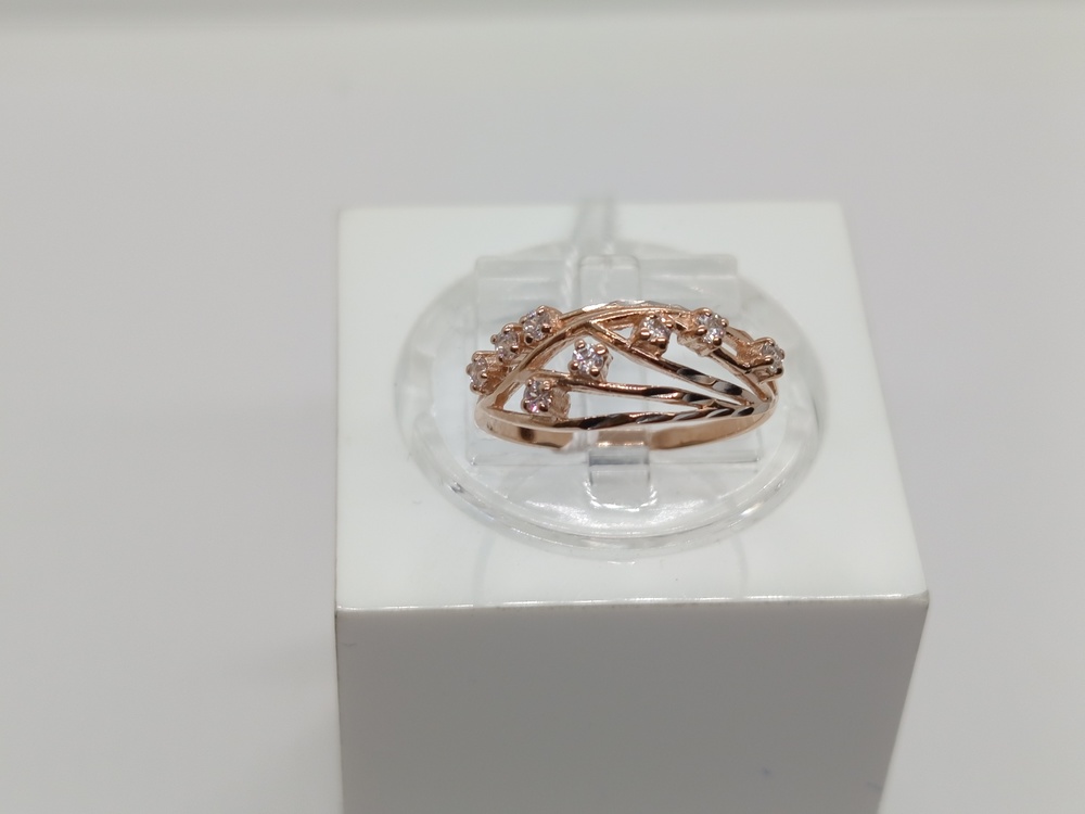 КОЛКМИ585 КОЛЬЦО С КАМНЯМИ (Au 585)