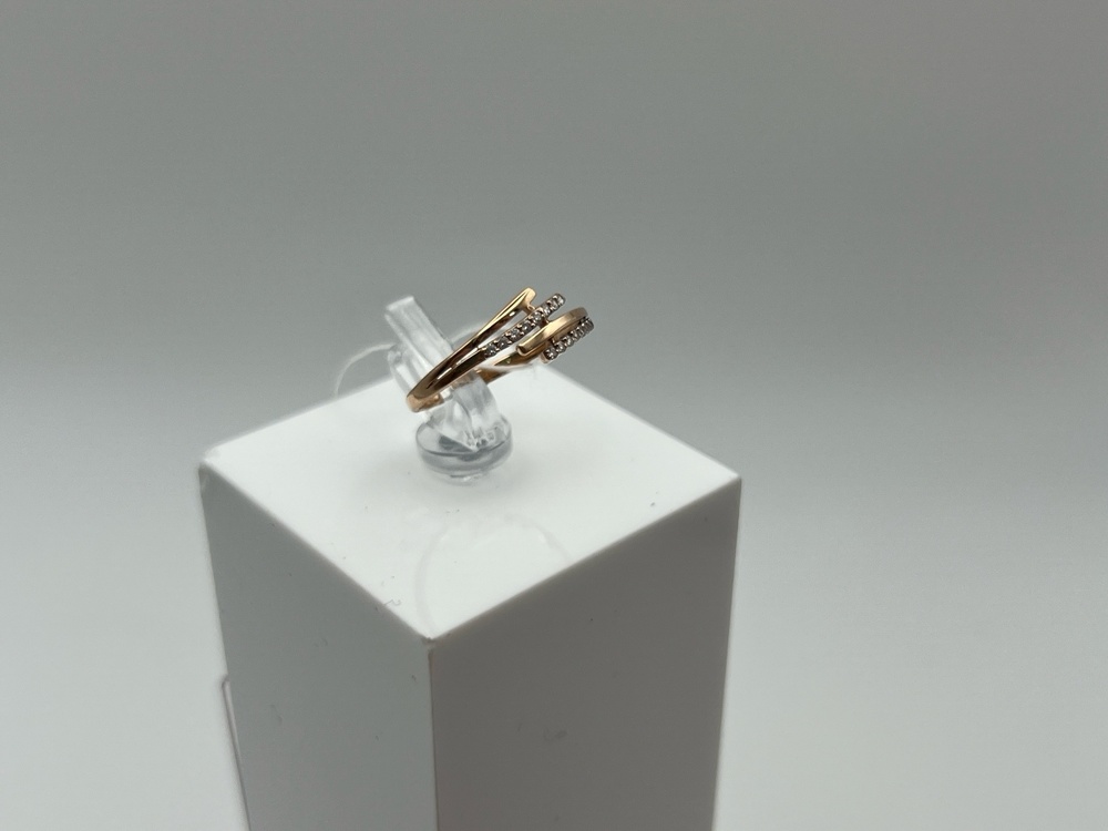 КОЛКМИ585 КОЛЬЦО С КАМНЯМИ (Au 585)