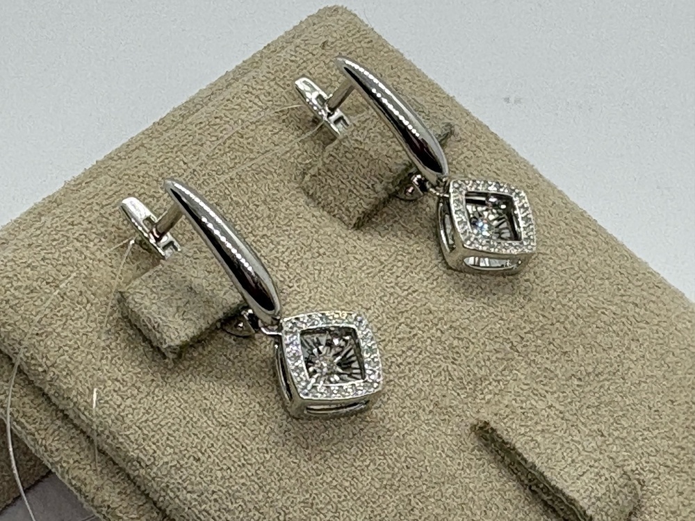 02-12-5499-31-00-1 СЕРЬГИ БРИЛЛИАНТ (Au 585)