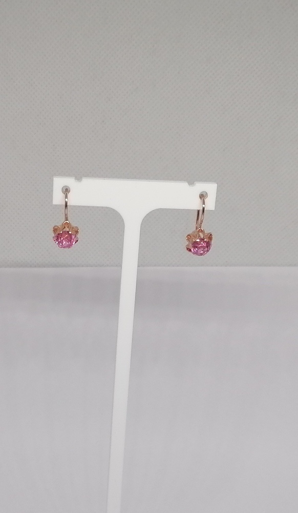 СЕРЬГИ С КАМНЕМ (Au 583)