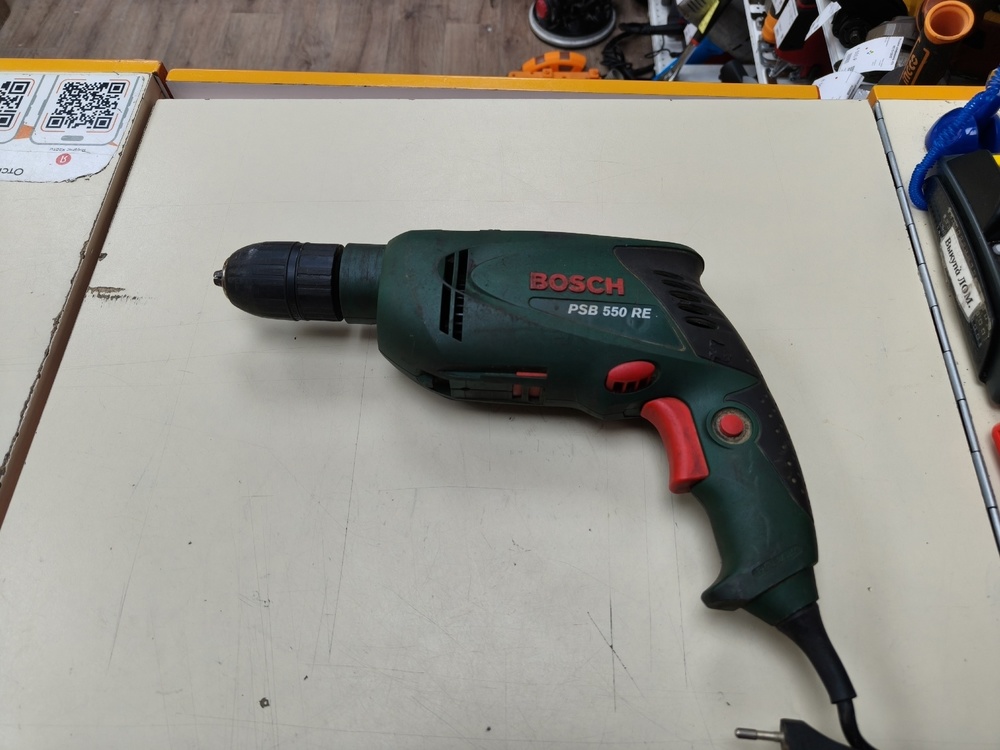 Дрель-ударная Bosch PSB 550RE