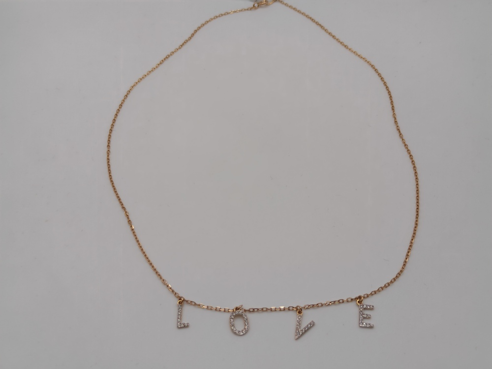 КОЛЬЕ С КАМНЯМИ Au 585