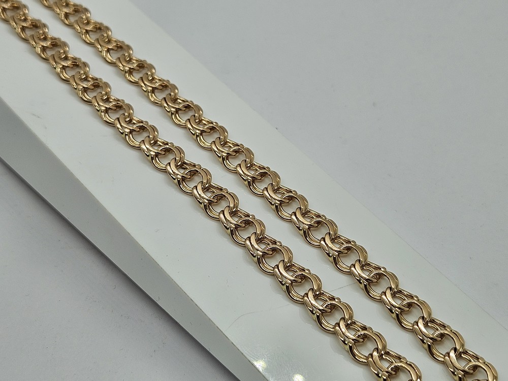 ЦЕПЬ ПОЛНОВЕСНАЯ Бисмарк (Au 585)