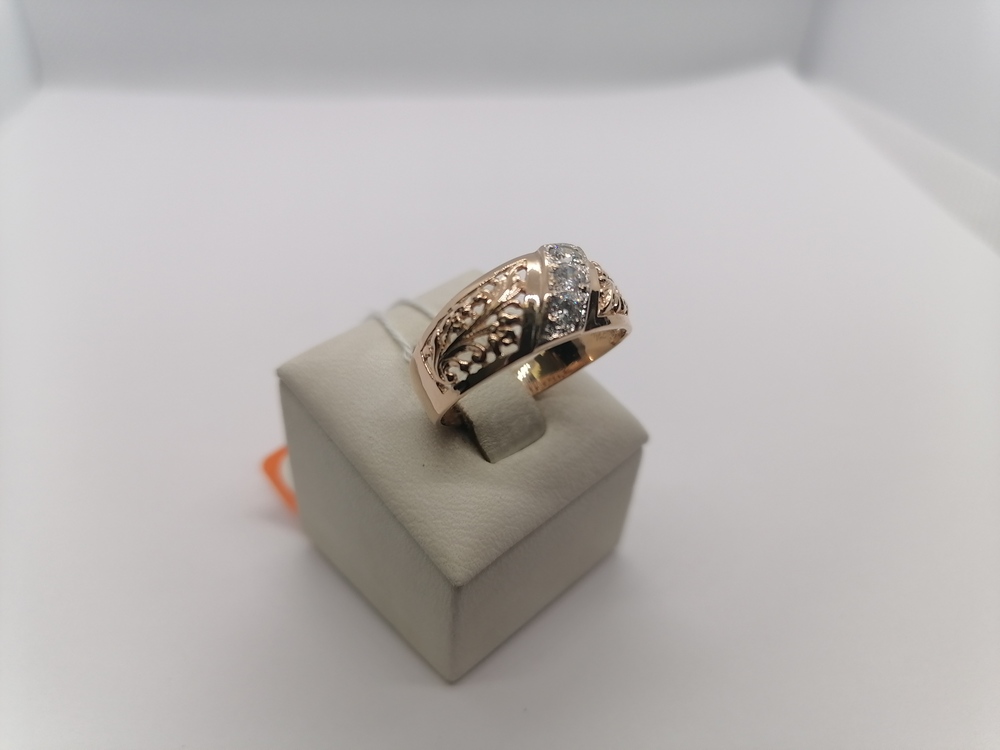 КОЛКМИ585 КОЛЬЦО С КАМНЯМИ (Au 585)