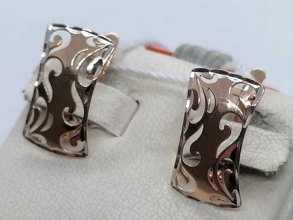 СБКМ585 СЕРЬГИ БЕЗ КАМНЯ (Au 585) СБКМ585 СЕРЬГИ БЕЗ КАМНЯ (Au 585)