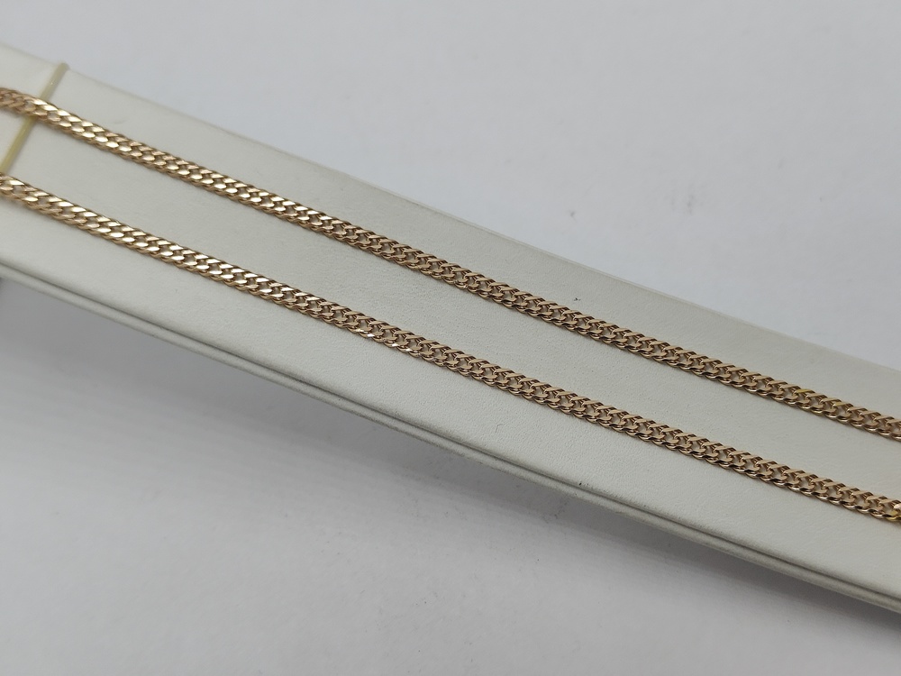 ЦЕПЬ ПОЛНОВЕСНАЯ Ромб двойной (Au 585)