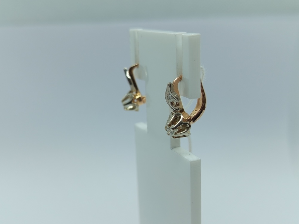 СЕРЬГИ БРИЛЛИАНТ Au 583