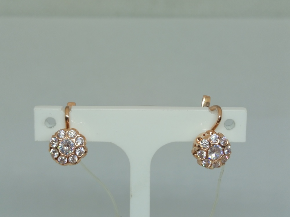 СЕРЬГИ С КАМНЯМИ (Au 585)