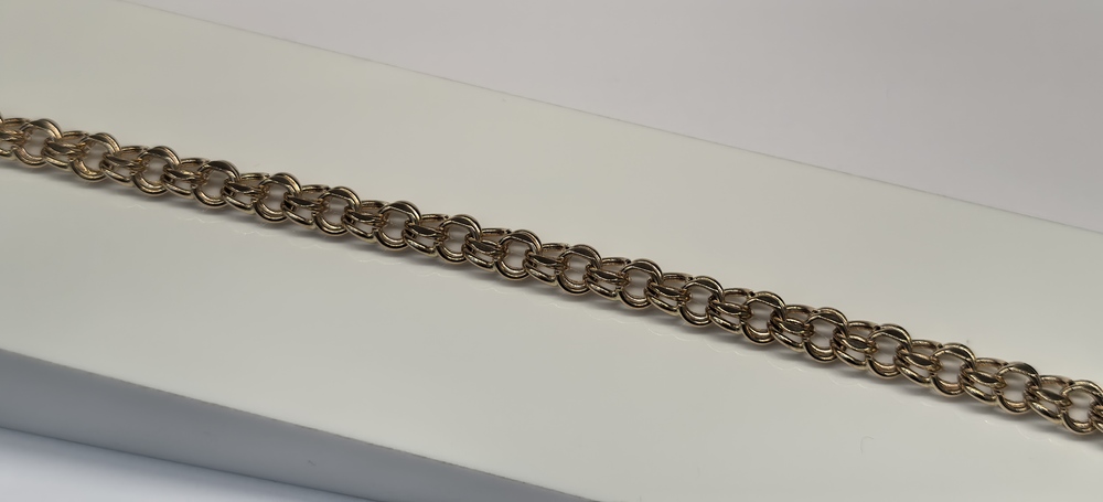 БРАСЛЕТ ПУСТОТЕЛЫЙ Бисмарк Au 585