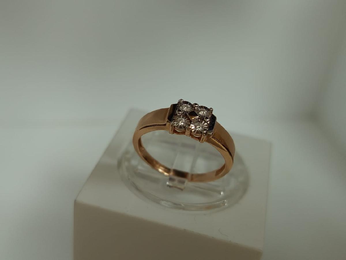 КОЛЬЦО БРИЛЛИАНТ Au 585