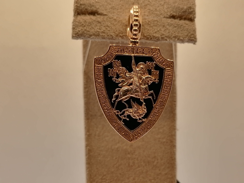 ПОДВЕСКА ИКОНА с камнем (Au 585)