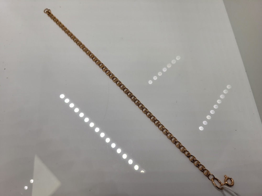 БРАСЛЕТ ПОЛНОВЕСНЫЙ Лав Au 585