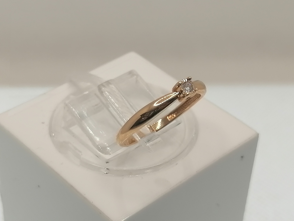 КОЛЬЦО БРИЛЛИАНТ Au 585