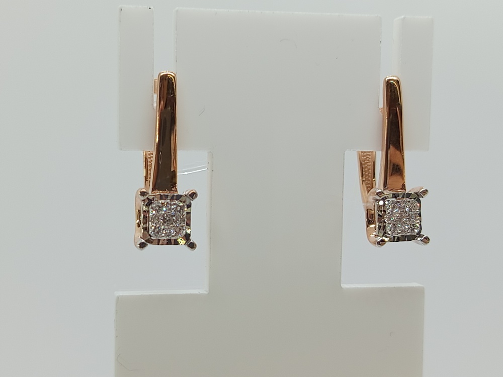 СЕРЬГИ БРИЛЛИАНТ (Au 585)