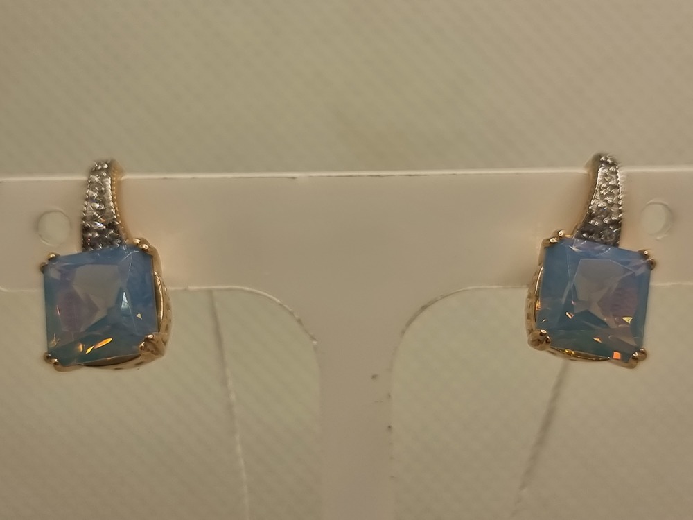 СЕРЬГИ С КАМНЯМИ (Au 585)