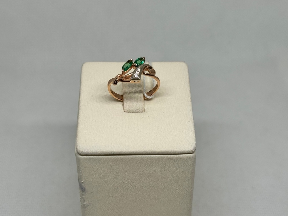 КОЛКМИ585 КОЛЬЦО С КАМНЯМИ (Au 585)