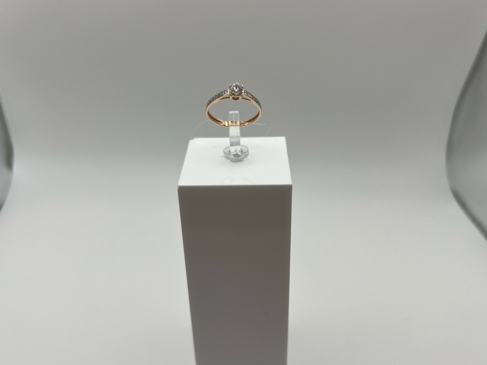 КОЛЬЦО С КАМНЯМИ (Au 585)