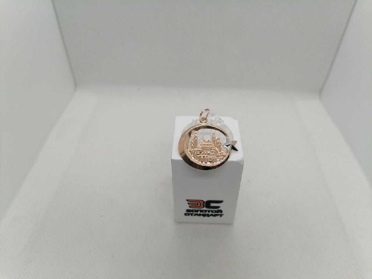 ПОДМБК585 ПОДВЕСКА МЕЧЕТЬ БЕЗ КАМНЯ (Au 585)