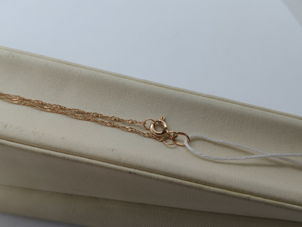 ЦЛСИ585 ЦЕПЬ ПОЛНОВЕСНАЯ Сингапур (Au 585)