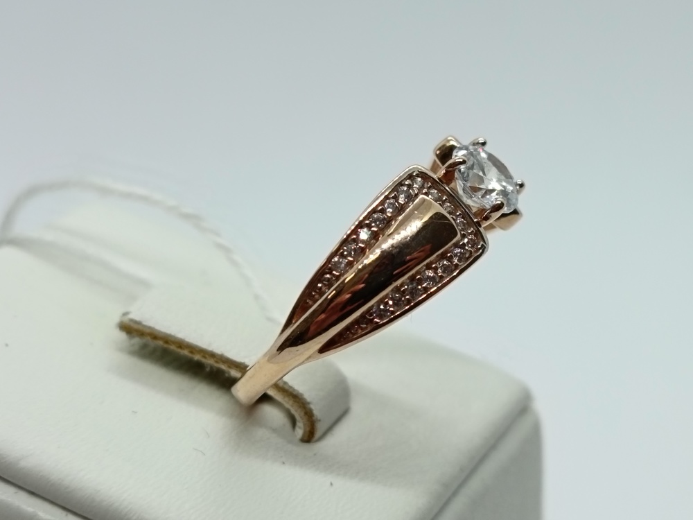 КОЛКМИ585 КОЛЬЦО С КАМНЯМИ (Au 585)