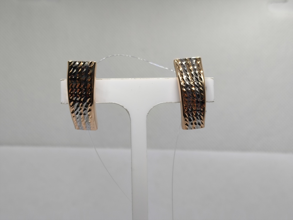 СЕРЬГИ БЕЗ КАМНЯ (Au 585)