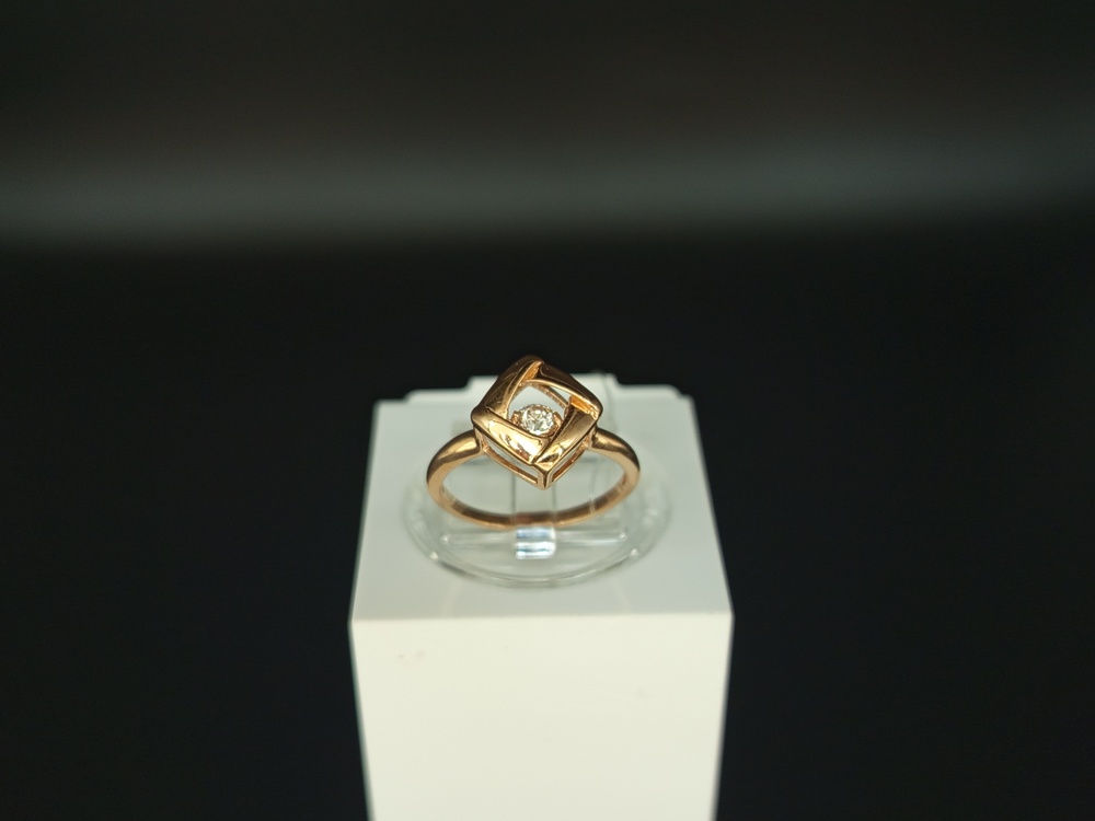 КОЛЬЦО С КАМНЕМ (Au 585)