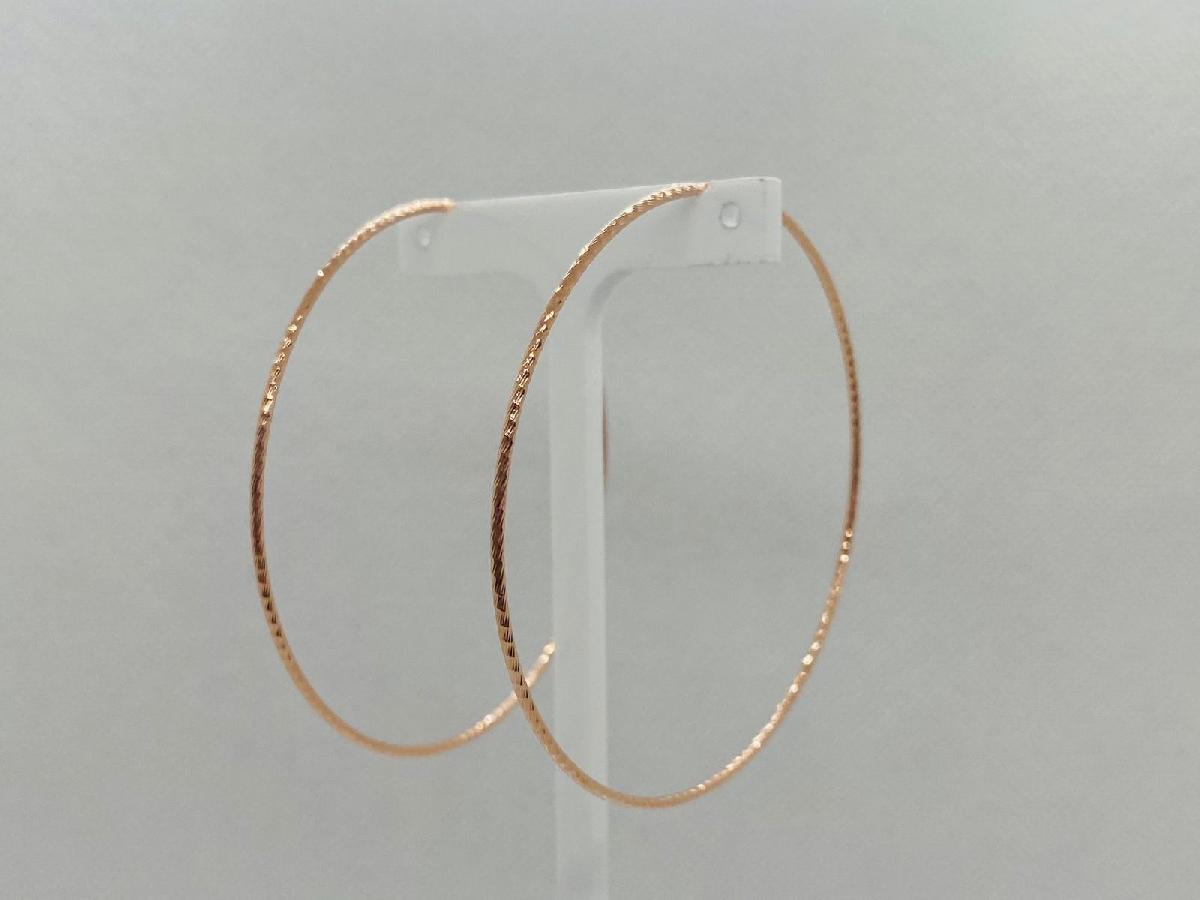 СЕРЬГИ КОНГО Рифленые (Au 585)