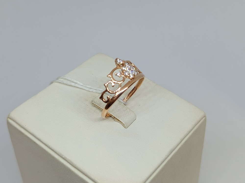 КОЛКМИ585 КОЛЬЦО С КАМНЯМИ (Au 585)