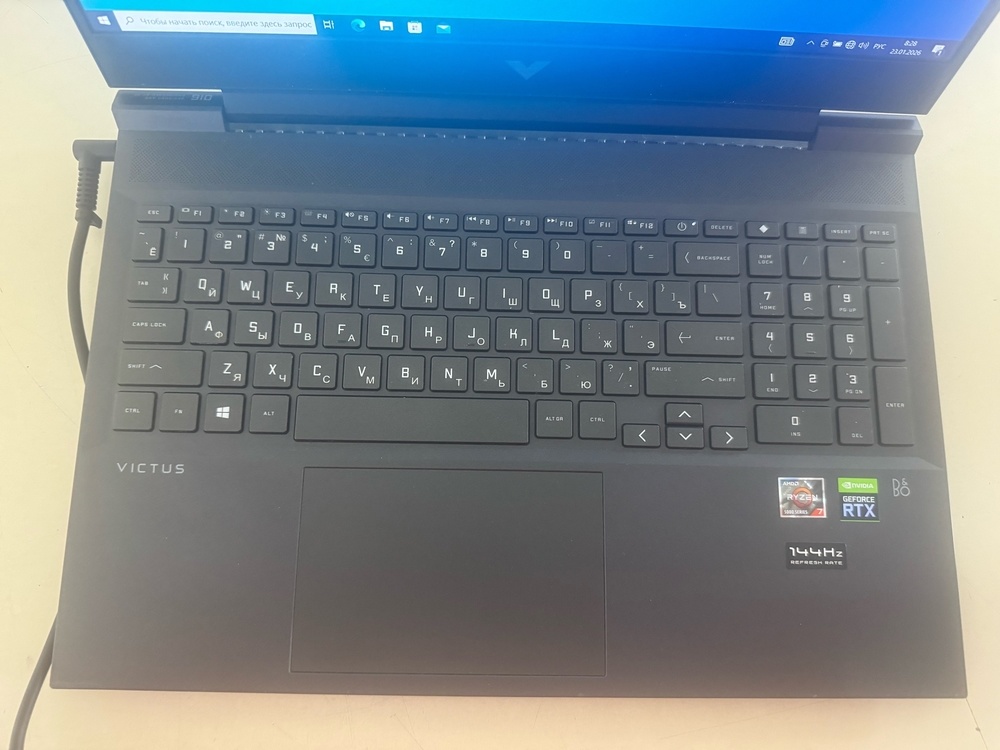 Ноутбук HP RTL8852AE; Ryzen 7 5800H, GeForce RTX 3060, 16 Гб, 512 GB, Нет