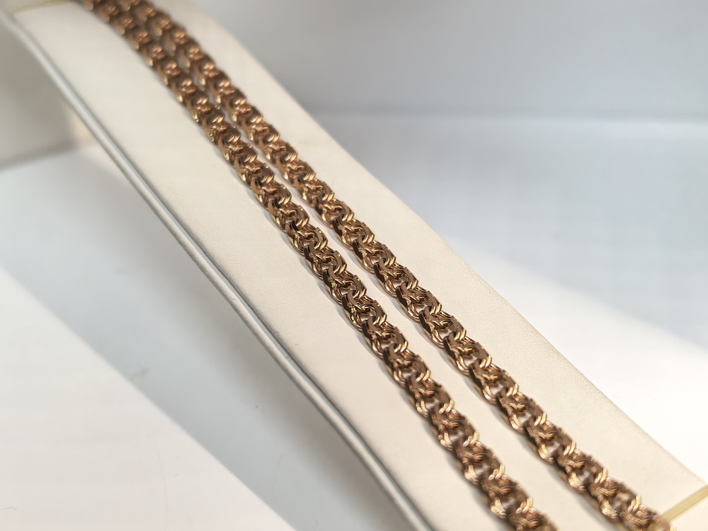 ЦЕПЬ ПОЛНОВЕСНАЯ Бисмарк (Au 585)