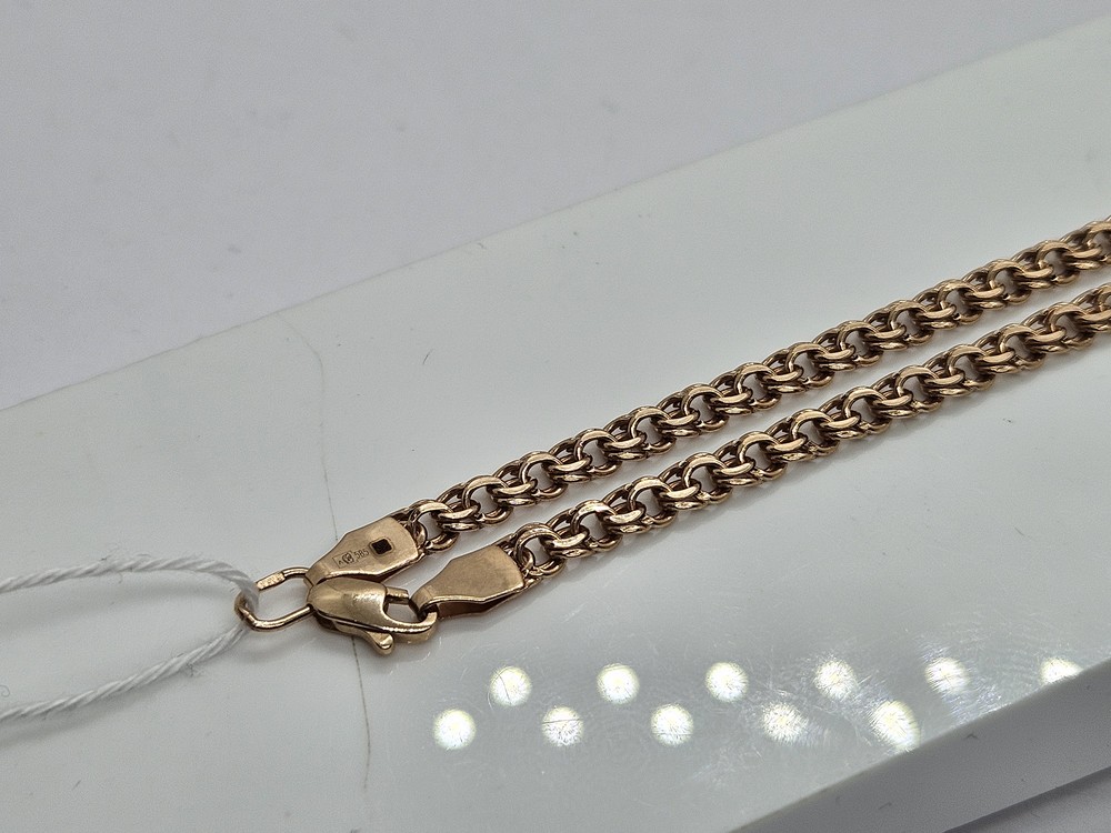 ЦПБС585 ЦЕПЬ ПУСТОТЕЛАЯ Бисмарк (Au 585)