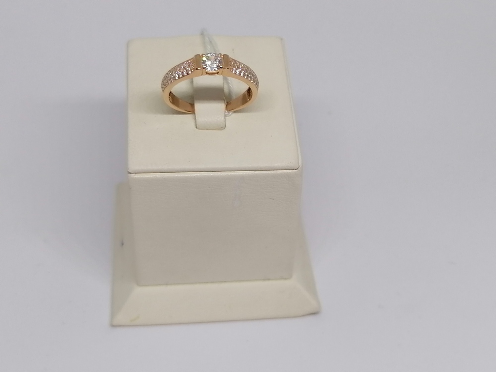 КОЛКМИ585 КОЛЬЦО С КАМНЯМИ (Au 585)