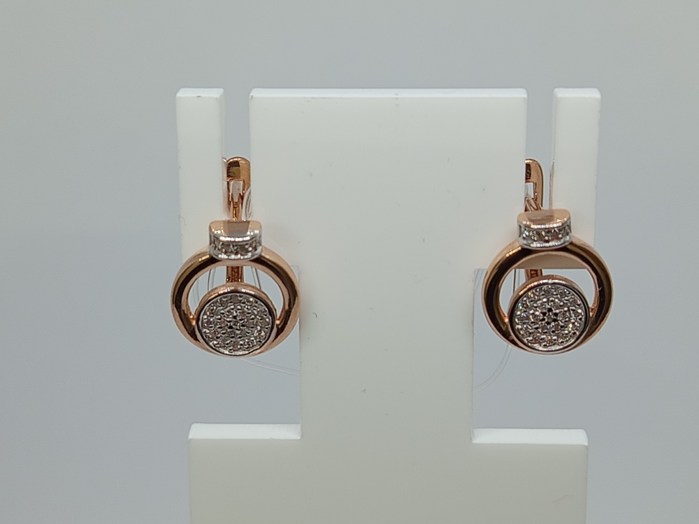 СЕРЬГИ С КАМНЯМИ (Au 585)